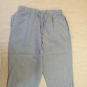 🪸🪸🪸 NL NEW LOOK WOMENS CAPRIS PANTS SIZE L 100% COTTON 🪸🪸🪸